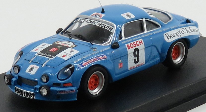 RENAULT - ALPINE A110 N 9 RALLYE YPRES 1975 M.NUSBAUMER - JIMMY - BLUE