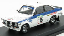 FORD ENGLAND  ESCORT MKII RS2000 N 15 RALLYE BANDAMA 1979 C.TORRES - M.OLIVEIRA - BLANC BLEU
