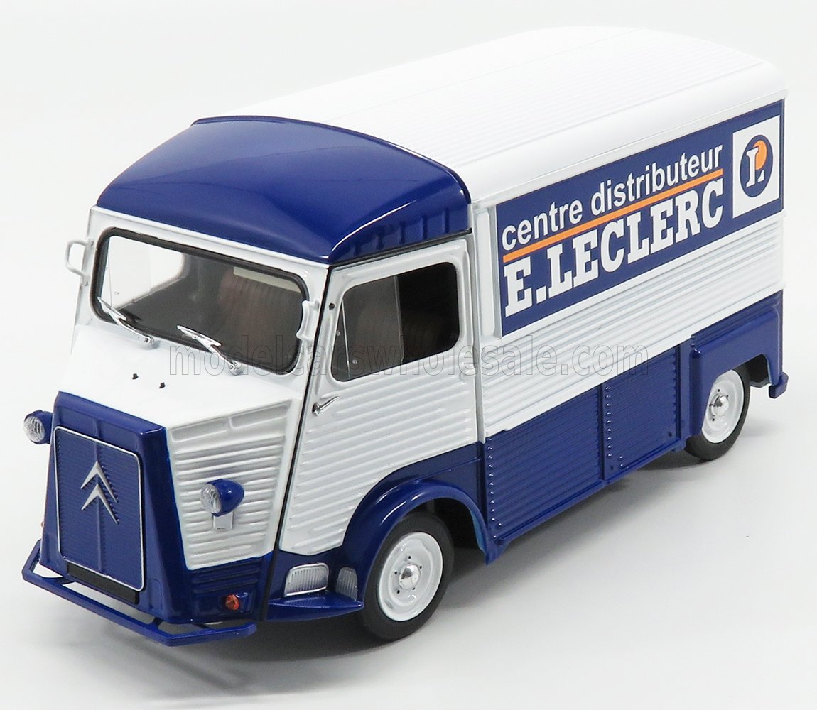CITROEN - TYPE-HY VAN CENTRE DISTRIBUTEUR E-LECLERC 1969 - WHITE BLUE - Vroomi