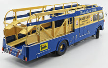 FIAT - 642RN2 CAMION BARTOLETTI F1 MASERATI TRANSPORTEUR DE VOITURES 1957 - BLEU JAUNE - Vroomi