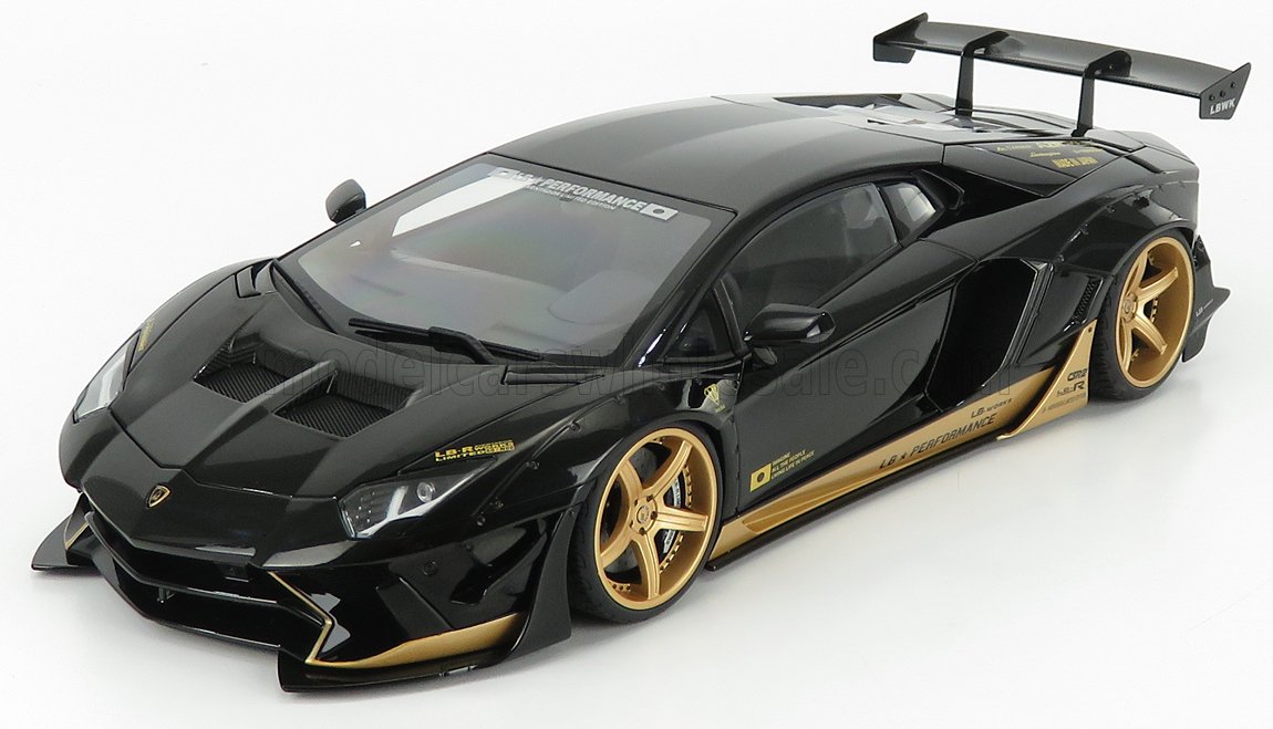 LAMBORGHINI - AVENTADOR LIBERTY WALK LB-WORKS 2017 - GLOSS BLACK GOLD