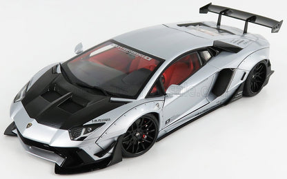LAMBORGHINI - AVENTADOR LIBERTY WALK LB-WORKS 2017 - MATT SILVER MET