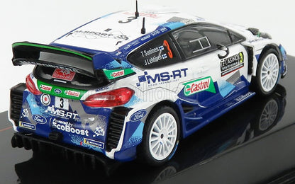 FORD ENGLAND  ÉQUIPE FIESTA WRC M-SPORT FORD WRT N 3 8e RALLYE DE MONTECARLO 2020 T.SUNINEN - J.LEHTINEN - BICOLORE BLEU BLANC - Vroomi