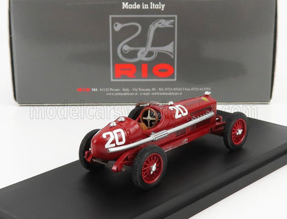 ALFA ROMEO - P3 TYPE B N 20 VAINQUEUR DE LA TARGA FLORIO 1935 A.BRIVIO - ROUGE