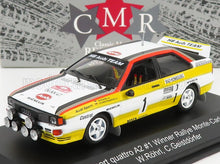 AUDI | SPORT QUATTRO A2 TEAM AUDI SPORT (version de nuit) N 1 GAGNANT RALLYE MONTECARLO 1984 WALTER ROHRL - CHRISTIAN GEISTDORFER
