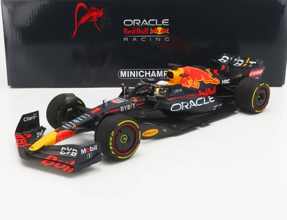 RED BULL - F1 RB18 TEAM ORACLE RED BULL RACING N 1 WORLD CHAMPION SEASON 2022 MAX VERSTAPPEN - MATT BLUE YELLOW RED