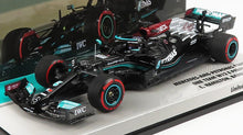 MERCEDES GP - F1 W12 MERCEDES M12 EQ POWER+ TEAM AMG PETRONAS MOTORSPORT FORMULA ONE N 44 WINNER BAHRAIN GP 2021 LEWIS HAMILTON - BLACK GREEN