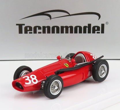 Modèle réduit de voiture de course Ferrari vintage rouge numéro 38 par Tecnomodel, disponible à l'achat sur Vroomi.