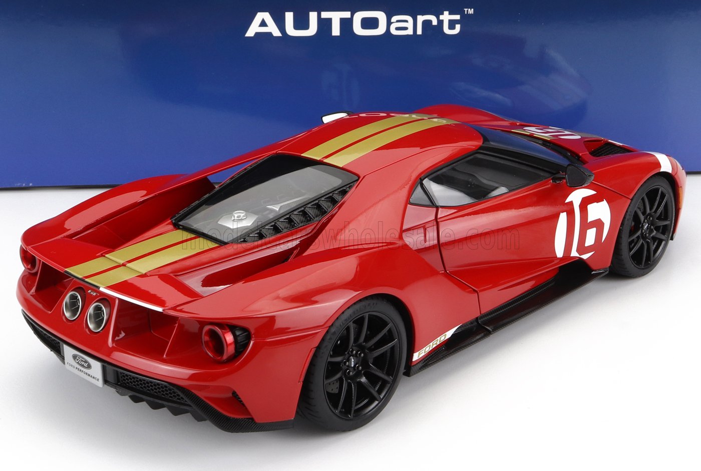 FORD USA - GT HERITAGE EDITION N 16 ALAN MANN 2022 - RED GOLD