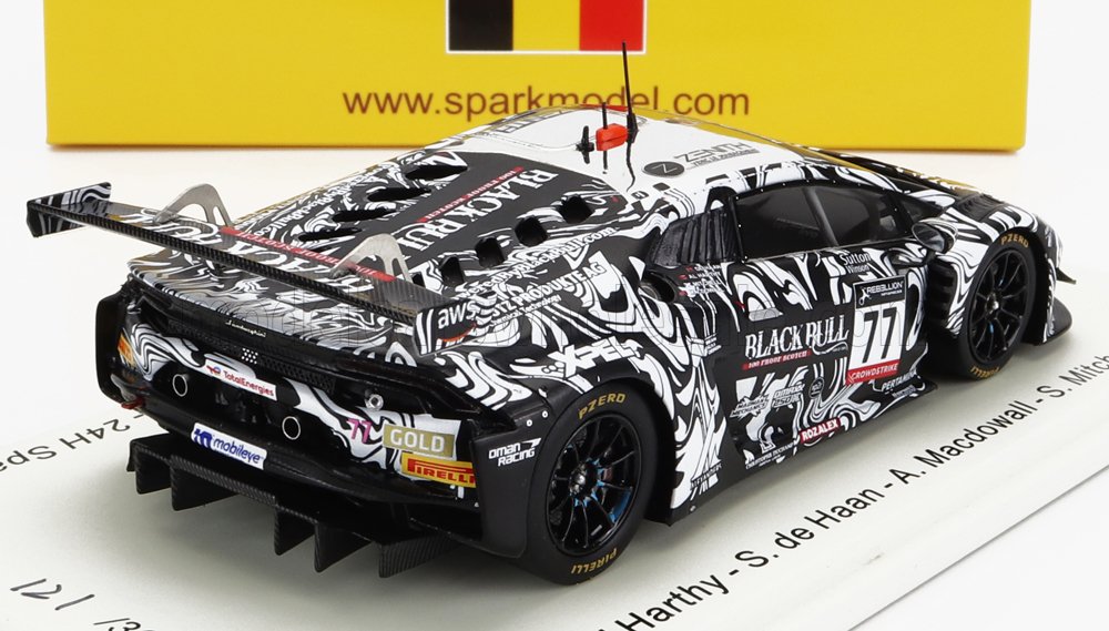 LAMBORGHINI | HURACAN GT3 EVO TEAM BARWELL MOTORSPORT N 77 24h SPA 2022 A.AL HARTHY - S.DE HAAN - A.MACDOWALL - S.MITCHELL
