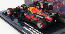RED BULL - F1 RB16B HONDA RA620H TEAM RED BULL RACING N 33 WINNER DUTCH GP WORLD CHAMPION 2021 MAX VERSTAPPEN - MATT BLUE YELLOW RED