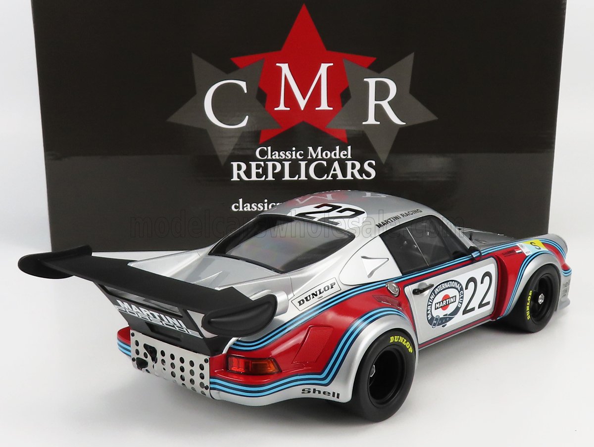 CMR Classic Model Replicars 911 de course avec livrée Martini Racing, disponible sur Vroomi