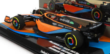 McLAREN - F1 MCL36 TEAM MCLAREN N 3 BAHRAIN GP 2022 DANIEL RICCIARDO - ORANGE BLEU CLAIR
