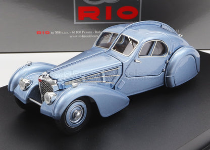 BUGATTI - TYPE 57 SC ATLANTIC 1936 - LIGHT BLUE MET
