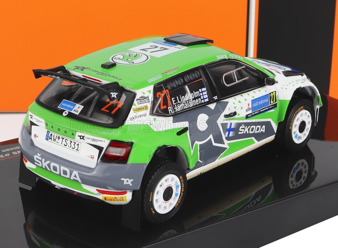SKODA | FABIA RALLY2 EVO N 27 RALLYE ESTLAND 2022 E.LINDHOLM - R.HAMALAINEN
