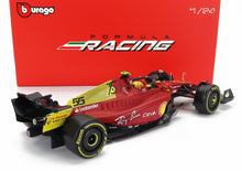 FERRARI | F1-75 SCUDERIA FERRARI N 55 4th MONZA GP ITALY 2022 CARLOS SAINZ - WITH PILOT AND SHOWCASE - EXCLUSIVE CARMODEL