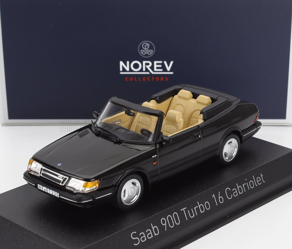 SAAB - 900 TURBO CABRIOLET 1992 - NOIR