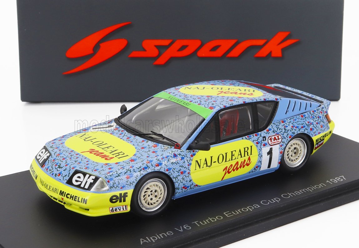 RENAULT | ALPINE V6 TURBO N 1 CHAMPIONNE DE LA COUPE EUROPA 1987 M.SIGALA
