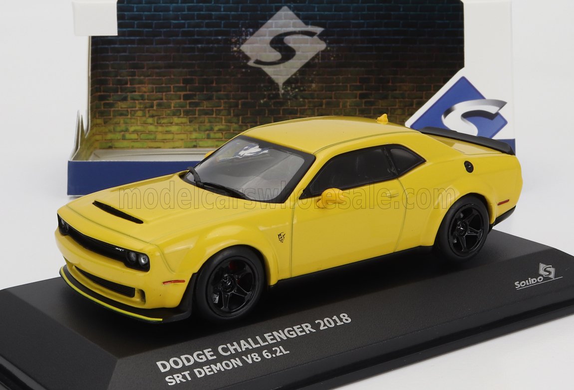 DODGE - CHALLENGER COUPÉ 2018 - JAUNE NOIR - Vroomi