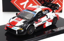 Modèle réduit Toyota GR Yaris Rally1 à l'échelle 1/18, disponible dès maintenant chez Vroomi