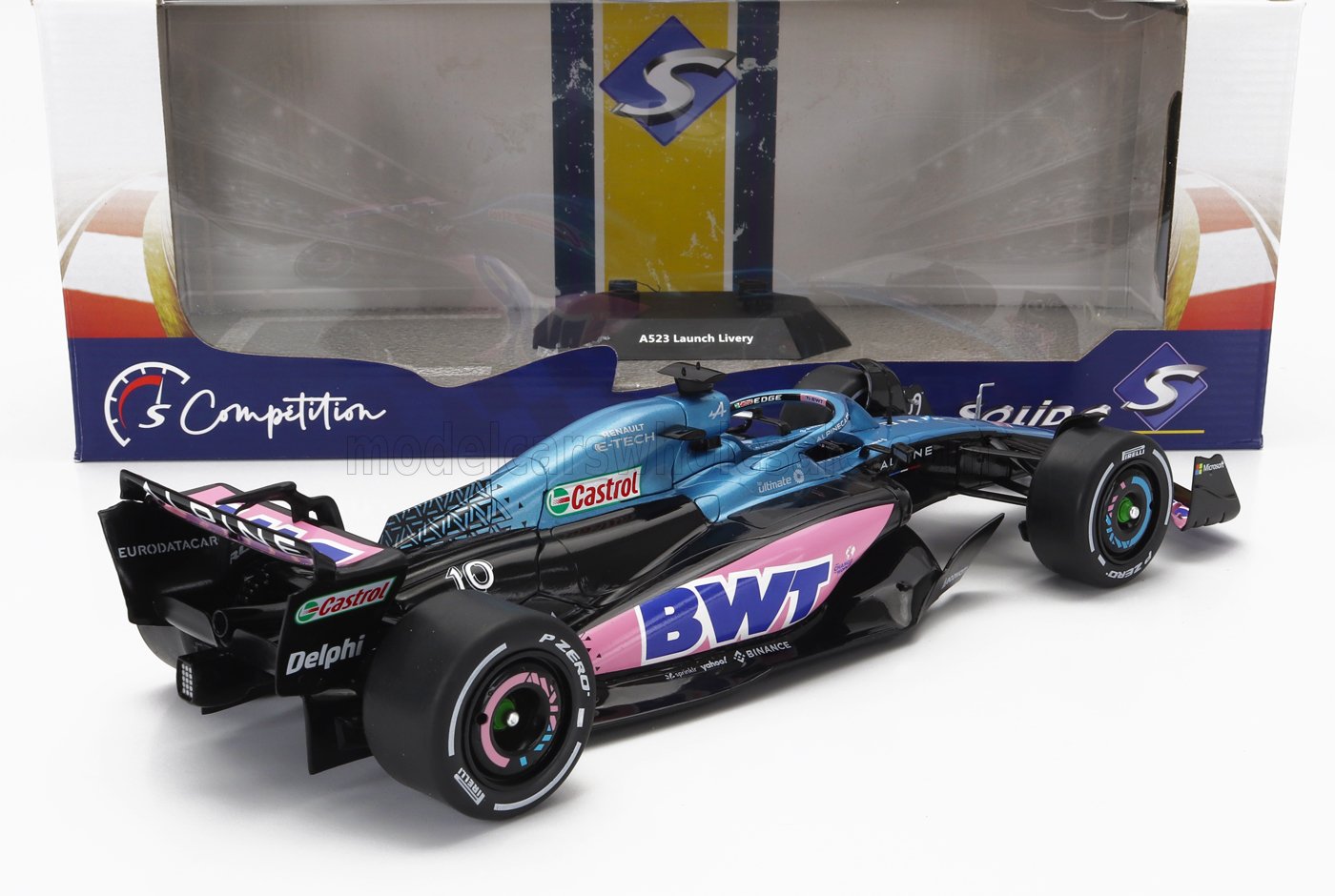 ALPINE  F1 A523 ÉQUIPE BWT ALPINE PRÉSENTATION ALPINE LIVRÉE N° 10 PIERRE GASLY - N° 31 ESTEBAN OCON 2023 - BLEU NOIR ROSE - Vroomi
