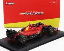 FERRARI | F1 SF-23 TEAM SCUDERIA FERRARI N 55 POLE POSITION 3ème MONZA ITALY GP 2023 CARLOS SAINZ - AVEC LE PILOTE ET L'AFFICHAGE