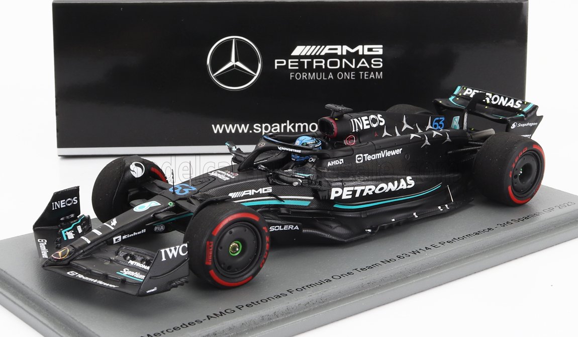 MERCEDES GP | F1 W14 TEAM MERCEDES-AMG PETRONAS FORMULA ONE N 63 3ème SPAIN GP 2023 GEORGE RUSSELL