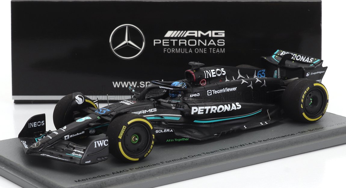 MERCEDES GP | F1 W14 TEAM MERCEDES-AMG PETRONAS FORMULA ONE N 63 5th BRITISH GP 2023 GEORGE RUSSELL - Vroomi