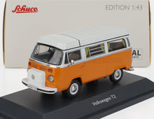 VOLKSWAGEN - CAMPING-CAR T2b 1962 - ORANGE ET BLANC - Vroomi