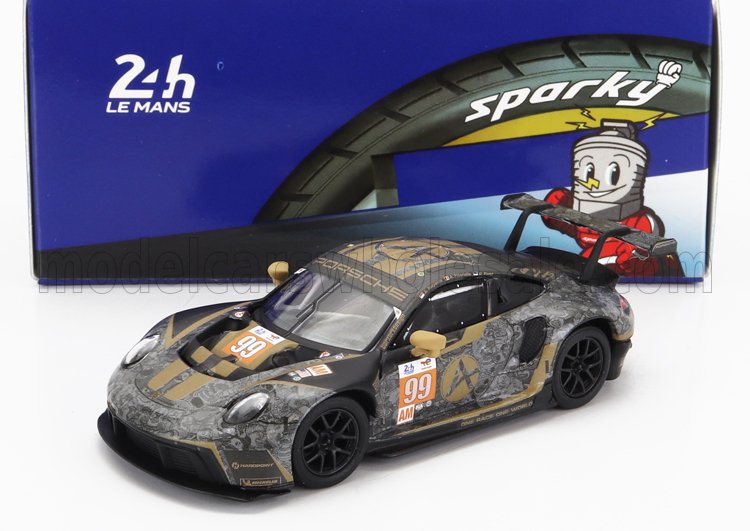 Porsche 911 GT3 race car model with number 99, 24h Le Mans design, available on Vroomi platform