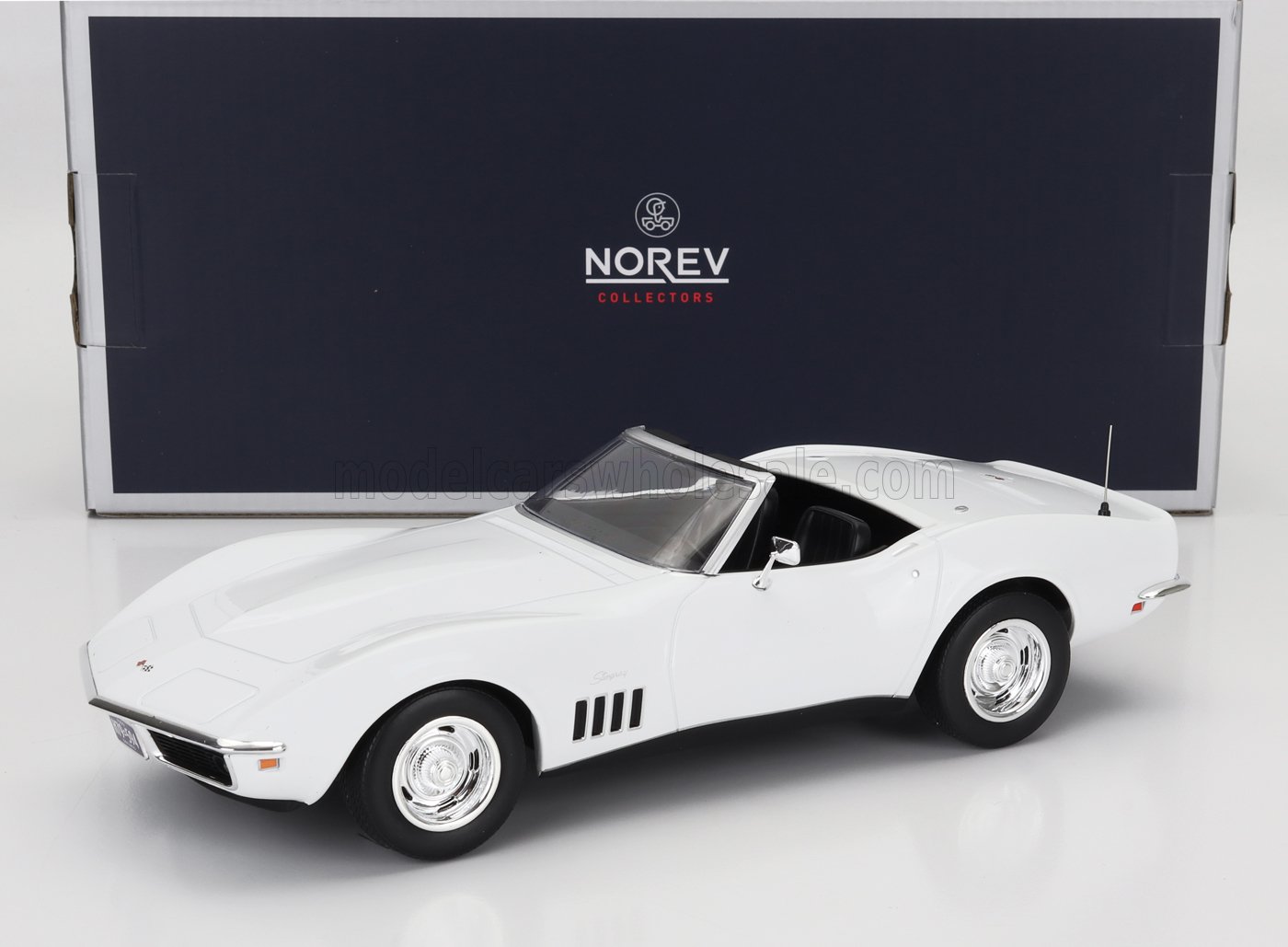 CHEVROLET - CORVETTE CABRIOLET OPEN 1969 - BLANC