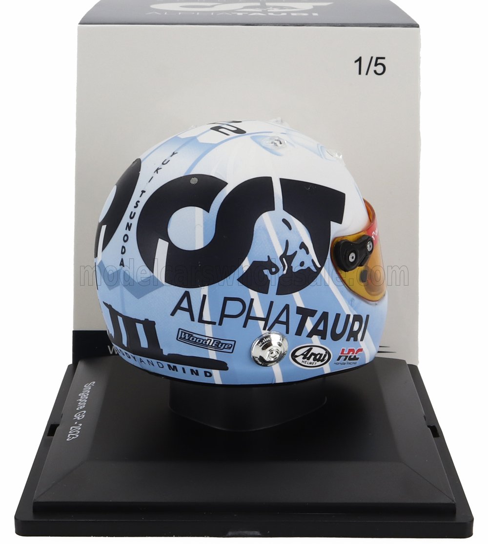 ARAI HELMET | F1 CASCO HELMET AT04 TEAM ALPHA TAURI N 22 SINGAPORE GP 2023 YUKI TSUNODA