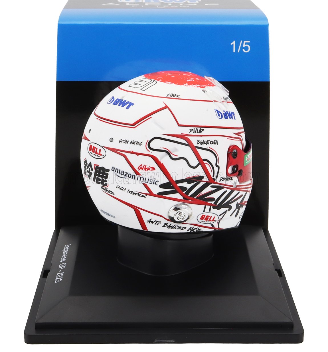 BELL HELMET | F1 CASCO HELMET RENAULT A523 TEAM BWT ALPINE N 31 JAPAN GP 2023 ESTEBAN OCON