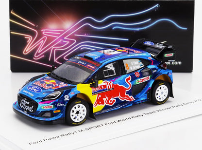 FORD ENGLAND | PUMA RALLY1 TEAM FORD WORLD RALLY M-SPORT N 8 VAINQUEUR DU RALLYE DU CHILI 2023 OTT TANAK - MARTIN JARVEOJA