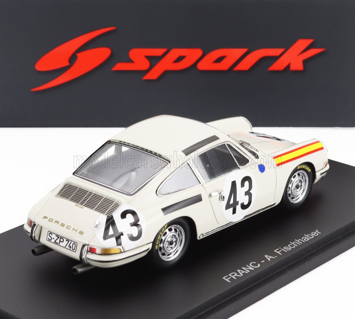 PORSCHE | 911S 1991cc COUPE TEAM J.FRANC N 43 24h LE MANS 1967 ANTONY FISCHABER - JACQUES DEWES