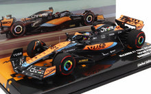 McLAREN - F1 MCL60 TEAM McLAREN N 81 BAHRAIN GP 2023 OSCAR PIASTRI - ORANGE BLEU NOIR