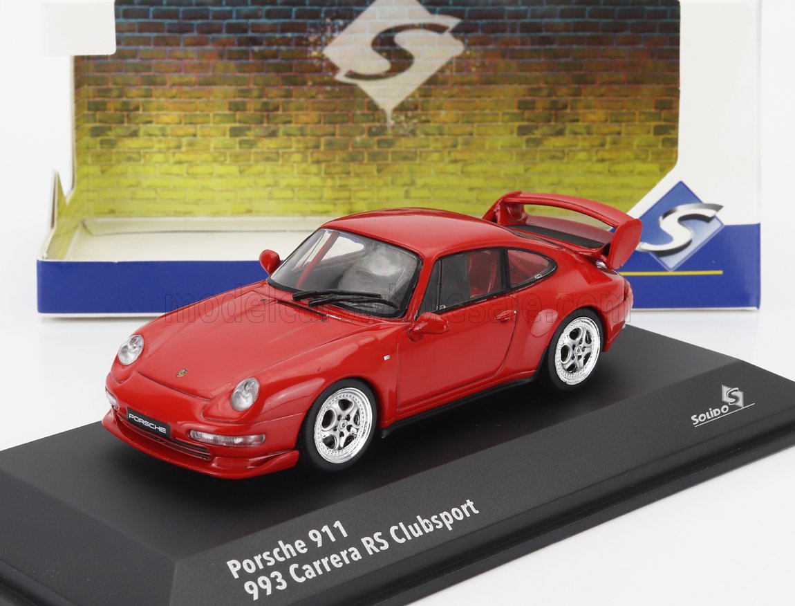 PORSCHE - 911 993 RS CLUBSPORT COUPÉ 1993 - ROUGE - Vroomi