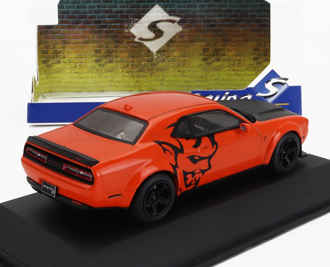 DODGE - CHALLENGER SRT DEMON V8 6,2 L COUPÉ 2018 - ORANGE NOIR - Vroomi