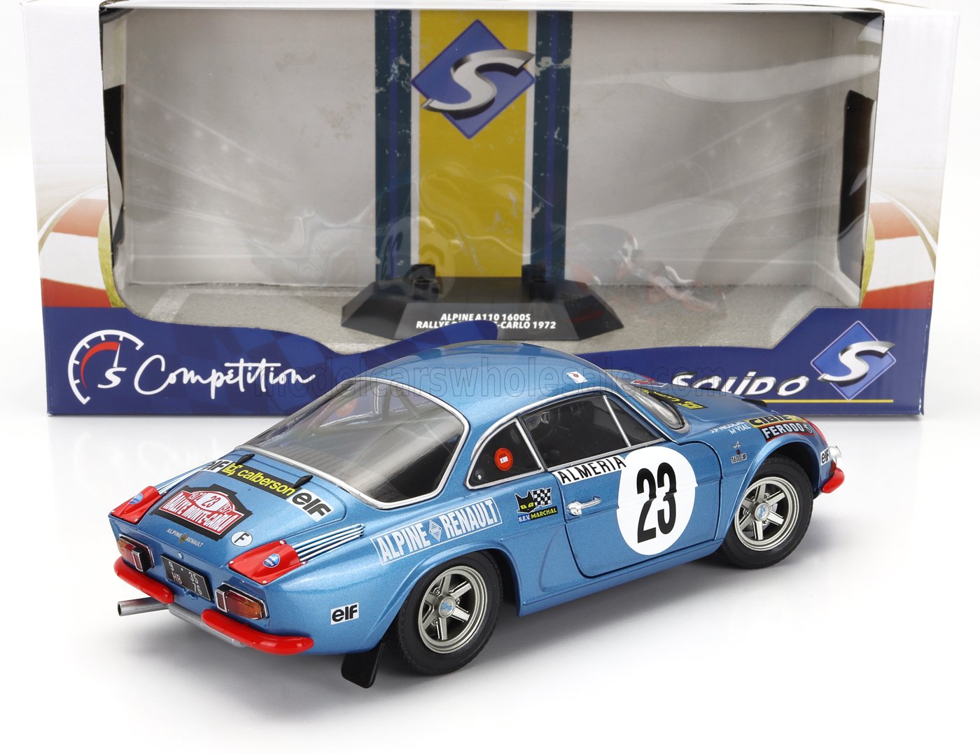 RENAULT - ALPINE 1600S (version nuit) N 23 RALLYE DE MONTECARLO 1972 JEAN PIERRE NICOLAS - MICHEL VIAL - BLUE MET - Vroomi