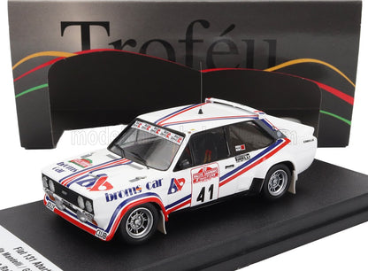 FIAT - 131 ABARTH N 41 RALLYE DE SANREMO 1978 ANTONELLA MANDELLI - GIULIA PERNICE - BLANC ROUGE BLEU