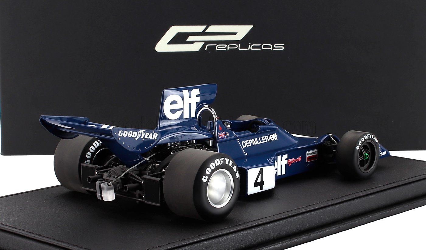 TYRRELL - F1 FORD 007 ELF N 4 2e GP DE SUÈDE 1974 PATRICK DEPAILLER - BLEU - Vroomi