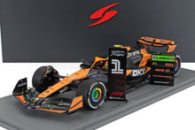 McLAREN - F1 MCL38 TEAM MCLAREN N 4 WINNER MIAMI GP 2024 FIRST F1 VICTORY LANDO NORRIS - ORANGE NOIR