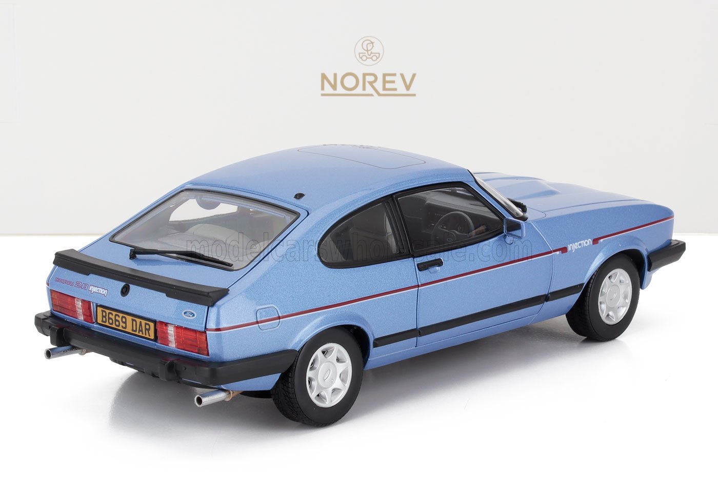 FORD ENGLAND - CAPRI MKIII 2.8 INJECTION RHD 1984 - LIGHT BLUE MET