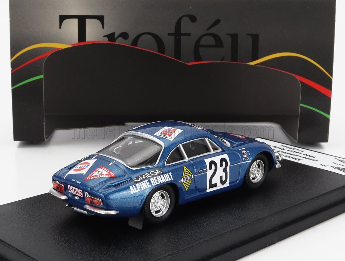 RENAULT | ALPINE A110 N 23 RALLYE 1000 LACS 1969 JORMA LUSENIUS - SEPPO HALME