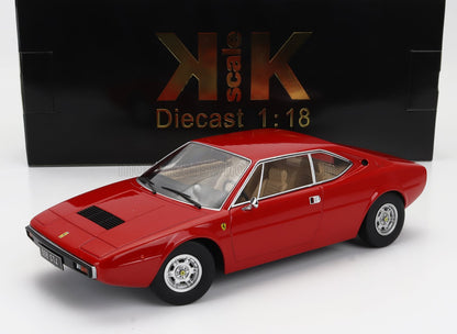 Modèle réduit Ferrari 308 GT4 à l'échelle 1:18 en métal moulé sous pression, avec intérieur beige, disponible sur Vroomi.