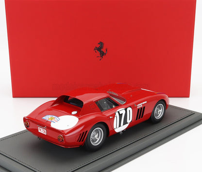 FERRARI - 250 GTO COUPÉ N° 170 TOUR DE FRANCE 1964 ANNIE SOISBAULT - NICOLE ROURE - AVEC VITRINE - ROUGE