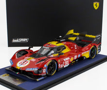 FERRARI | 499P 3.0L TURBO V6 TEAM FERRARI AF CORSE N 51 3rd 24h LE MANS 2024 ALESSANDRO PIER GUIDI - JAMES CALADO - ANTONIO GIOVINAZZI