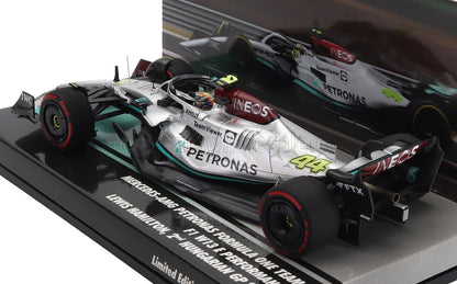 MERCEDES GP - F1 W13E TEAM MERCEDES-AMG PETRONAS F1 N 44 2ème HUNGARIAN GP 2022 LEWIS HAMILTON - SILVER GREEN