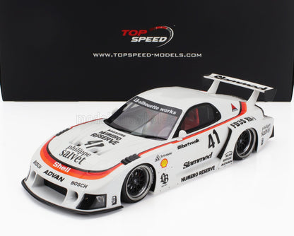 MAZDA - RX-7 (FD3S) LB WORKS SUPER SILHOUETTE N 41 RACING 2006 - BLANC - Vroomi