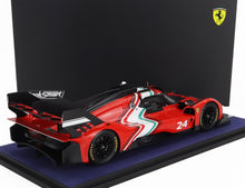 FERRARI | 499P 3.0L TURBO V6 N 24 MODIFICATA LAUNCH VERSION 2024 - CON VETRINA - WITH SHOWCASE - Vroomi